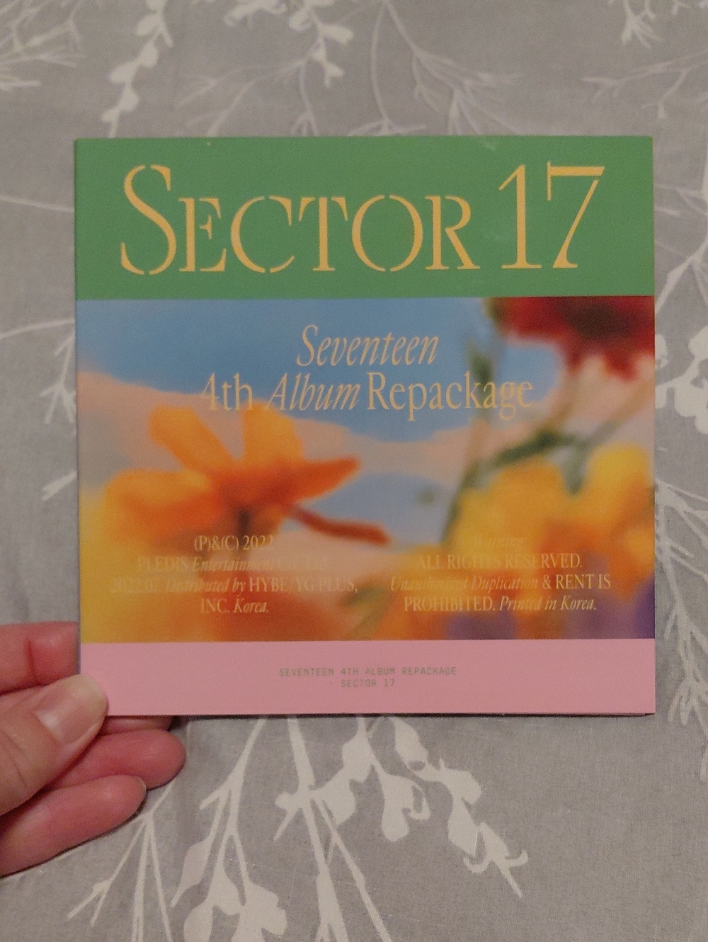 SEVENTEEN SECTOR 17 4th Repackage Album CD - Mingyu